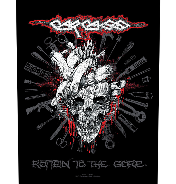 CARCASS - 'Rotten To The Gore' Back Patch