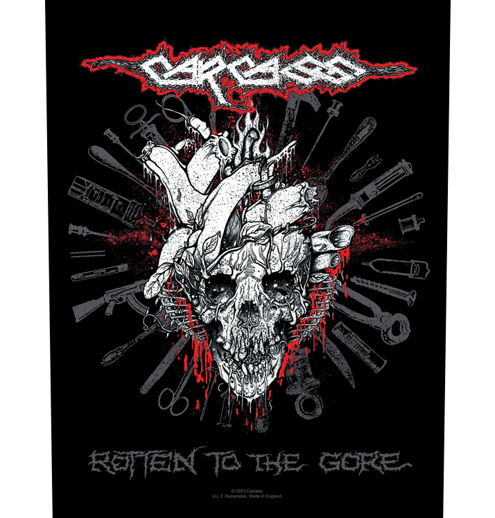 CARCASS - 'Rotten To The Gore' Back Patch