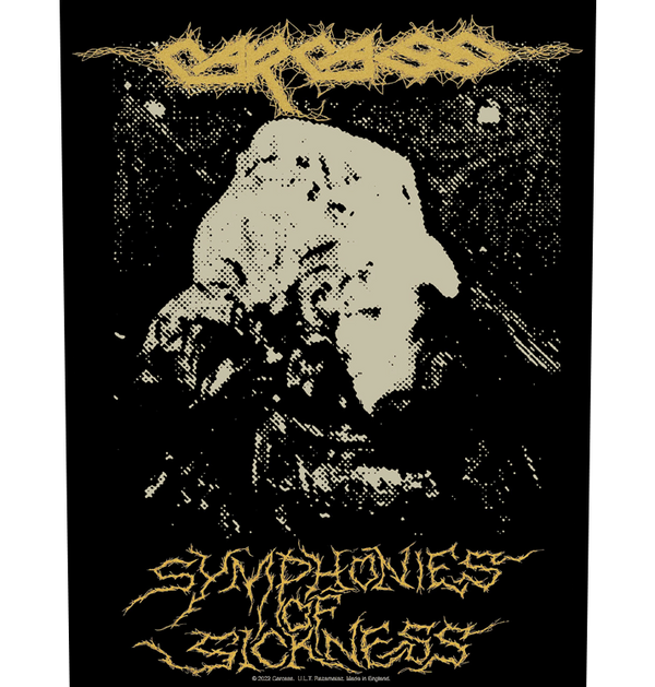 CARCASS - 'Symphonies Of Sickness' Back Patch