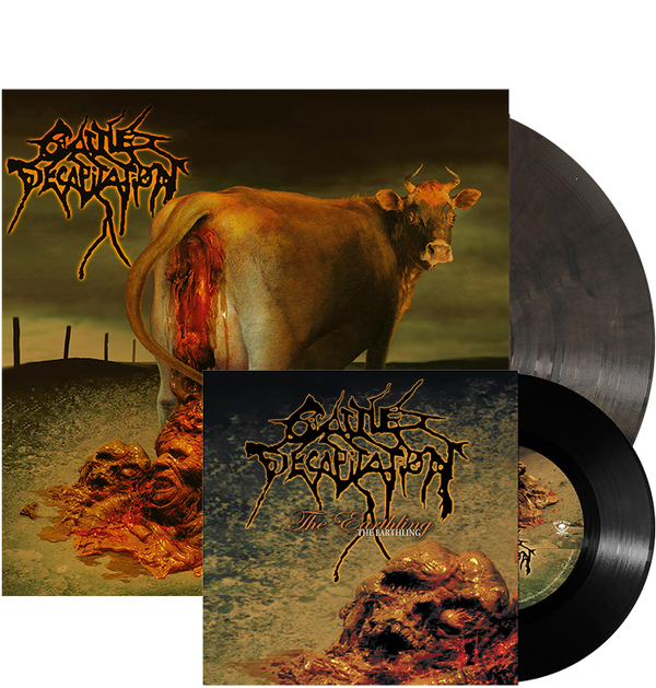 CATTLE DECAPITATION - 'Humanure' LP + 7" (Black Marbled)