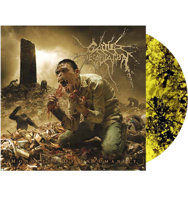 CATTLE DECAPITATION - 'Monolith Of Inhumanity' LP (Yellow Black Dust)