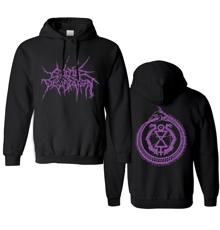 CATTLE DECAPITATION - 'Purple Logo' Pullover Hoodie