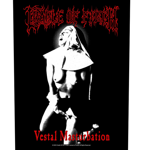 CRADLE OF FILTH - 'Vestal Masturbation' Back Patch