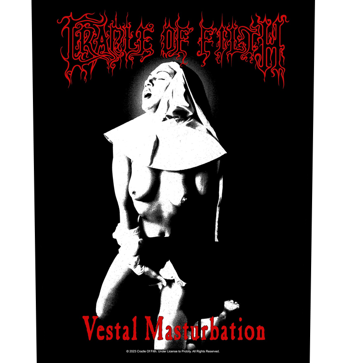 CRADLE OF FILTH - 'Vestal Masturbation' Back Patch