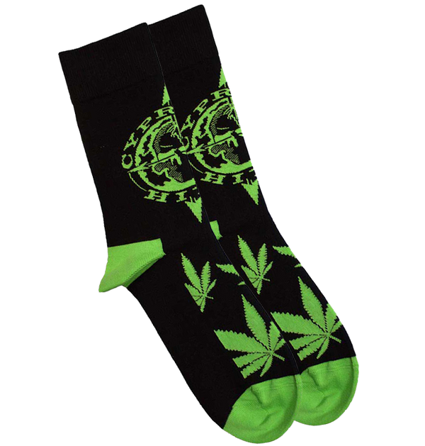 CYPRESS HILL - 'Logo & Leaves' Socks
