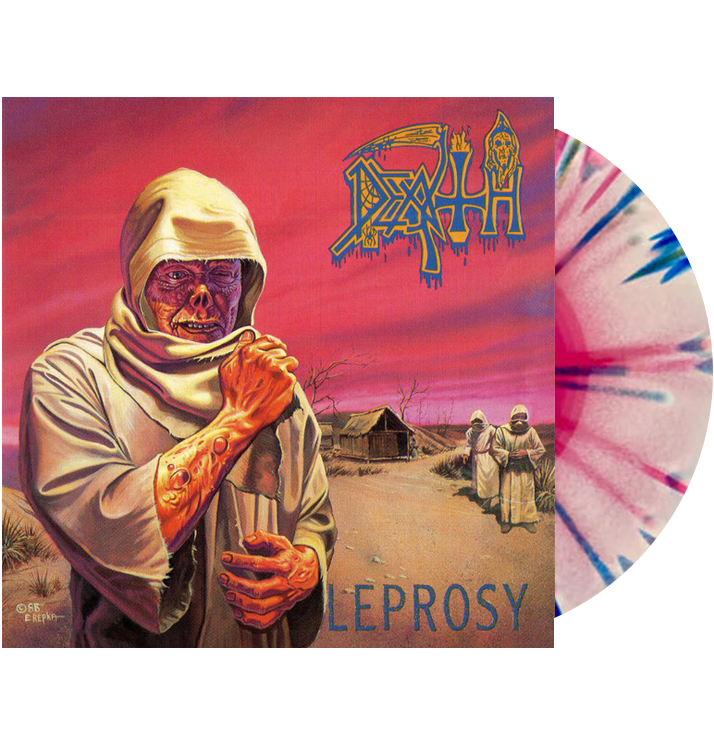 DEATH - 'Leprosy' LP Silver Foil Jacket (Tri-Colour Merge)