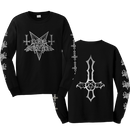 DARK FUNERAL - 'Logo - With Back Print' Long Sleeve