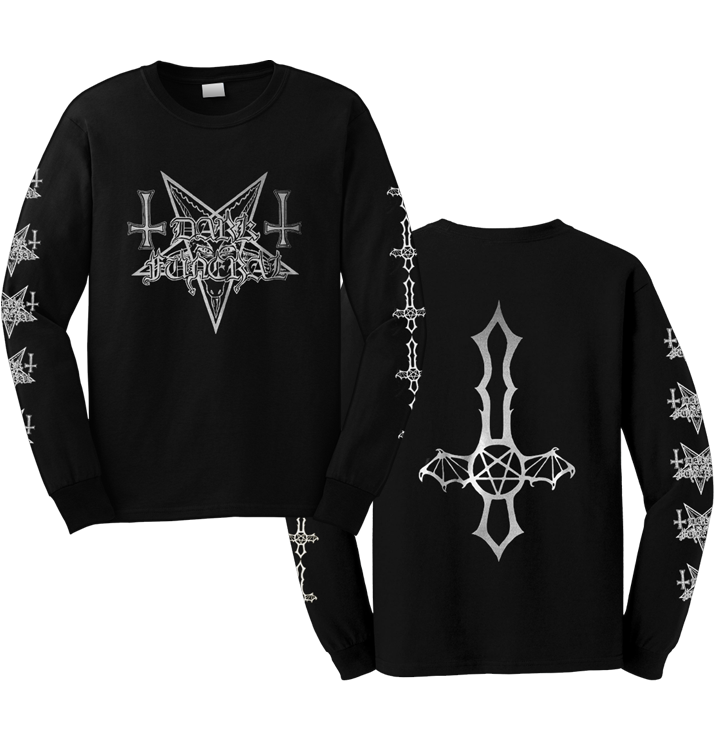 DARK FUNERAL - 'Logo - With Back Print' Long Sleeve