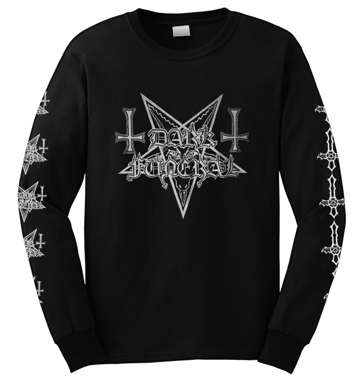 DARK FUNERAL - 'Logo - With Back Print' Long Sleeve
