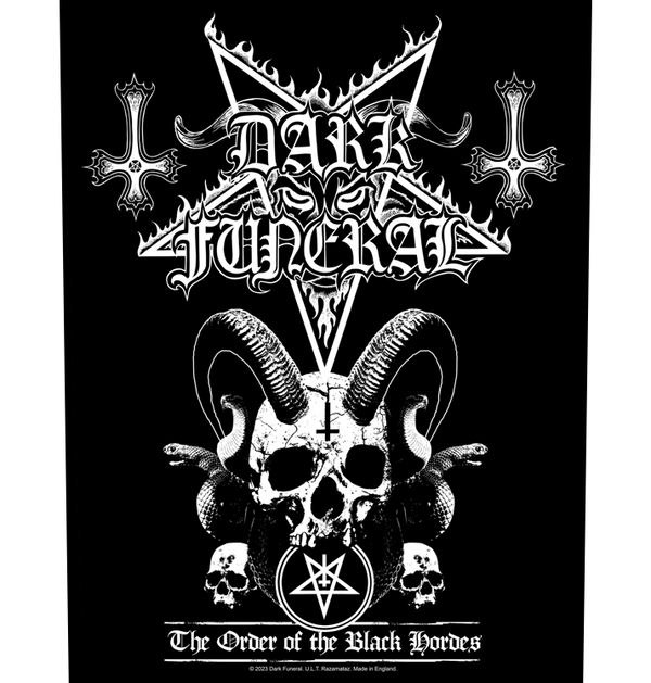 DARK FUNERAL - 'Order Of The Black Hordes' Back Patch