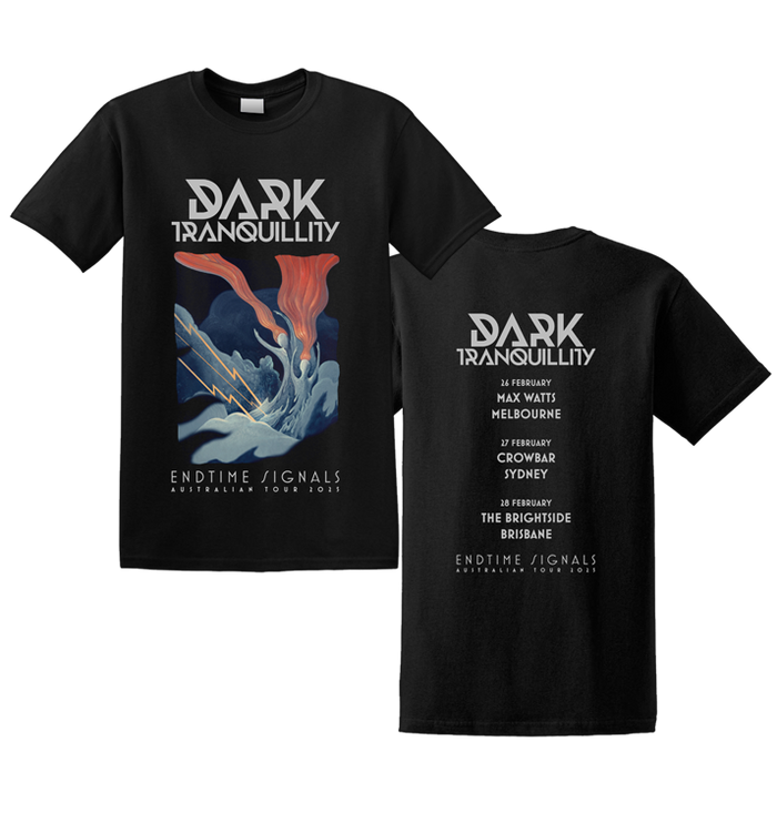 DARK TRANQUILLITY - 'Endtime Signals: Aus Tour 2025' T-Shirt