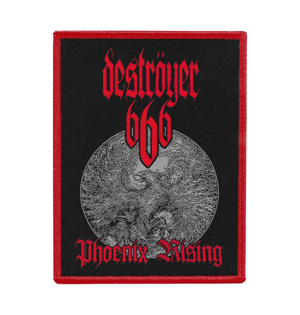 DESTRÖYER 666 - 'Phoenix Rising' Patch (Red border)