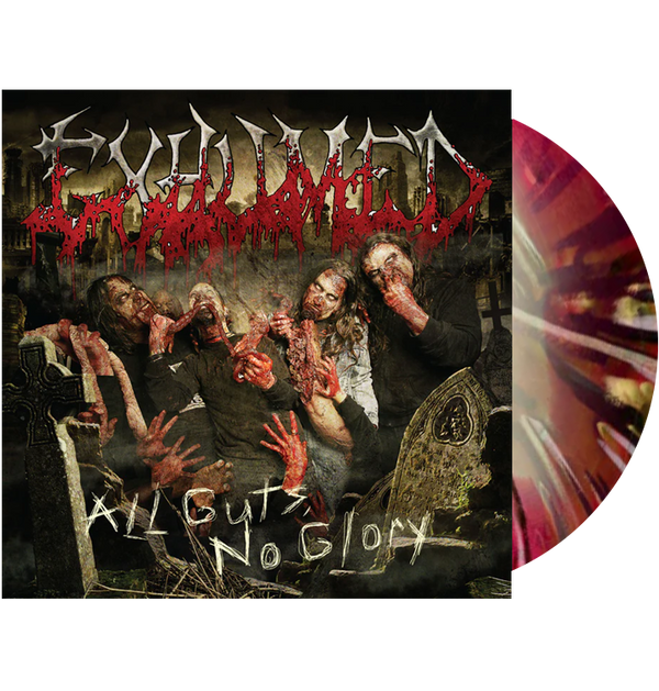 EXHUMED - 'All Guts, No Glory' LP (Swamp Green Splatter)