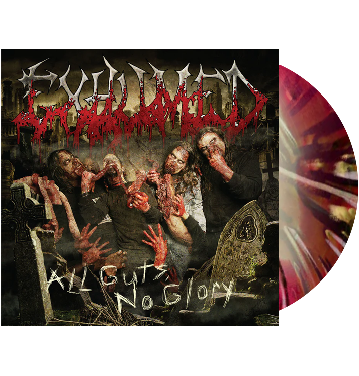 EXHUMED - 'All Guts, No Glory' LP (Swamp Green Splatter)