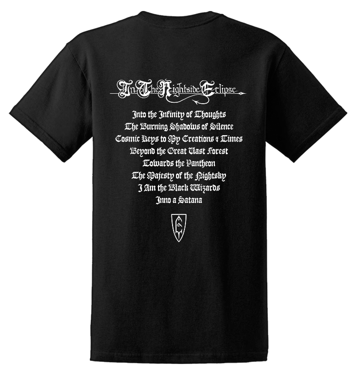 EMPEROR - 'In The Nightside Eclipse (Track List)' T-Shirt