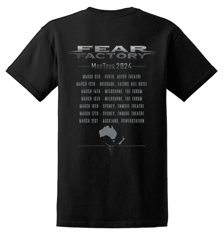 FEAR FACTORY - 'Aus / NZ Tour' T-Shirt