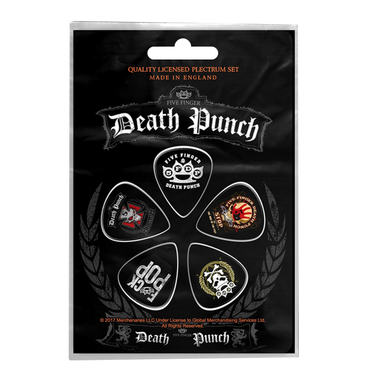 FIVE FINGER DEATH PUNCH - '5FDP' Guitar Pick Set