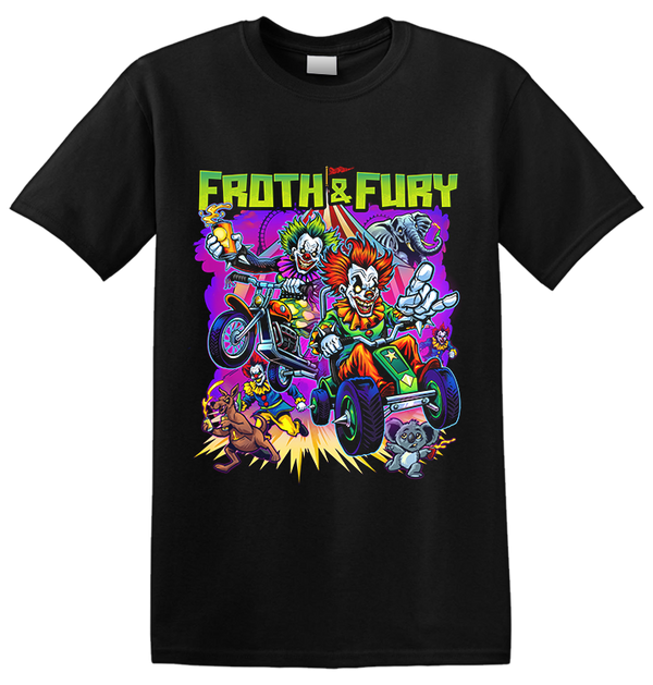 FROTH & FURY - 'Clowns - Adelaide' T-Shirt (PREORDER)