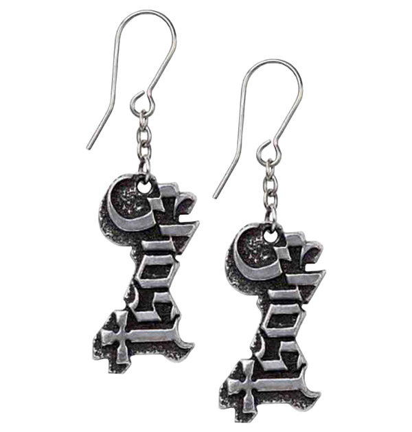 GHOST - 'Logo' Metal Earrings