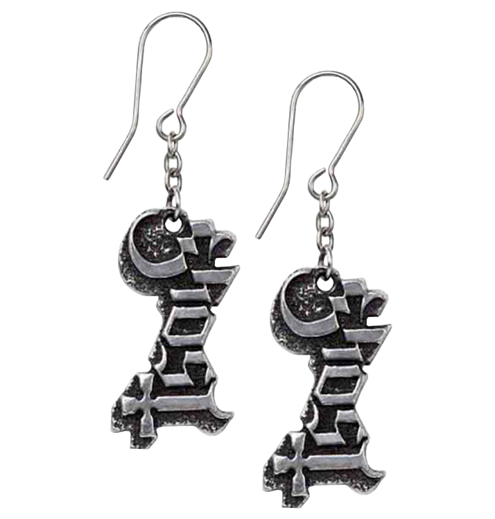 GHOST - 'Logo' Metal Earrings