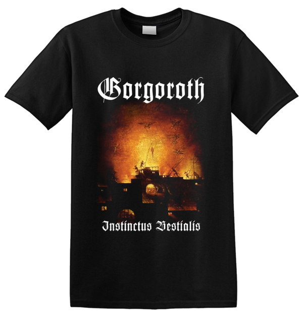 GORGOROTH - 'Instinctus Bestialis White Logo' T-Shirt