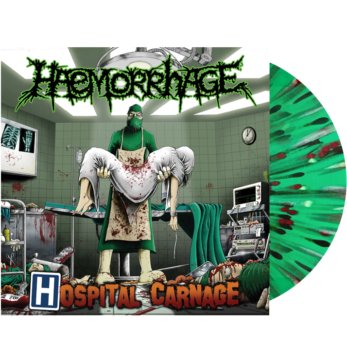 HAEMORRHAGE - 'Hospital Carnage' LP (Green Splatter)
