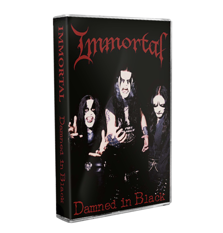 IMMORTAL - 'Damned In Black' Cassette