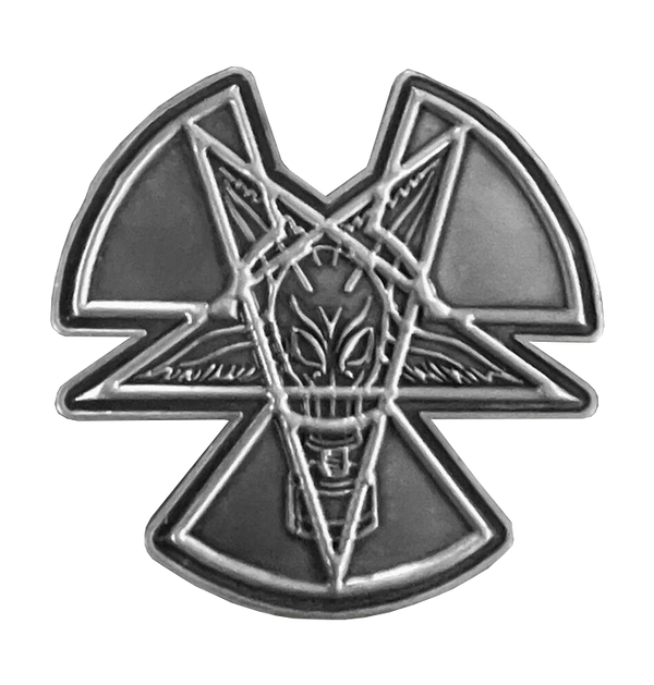 IMPALED NAZARENE - 'Nucleargram' Metal Pin