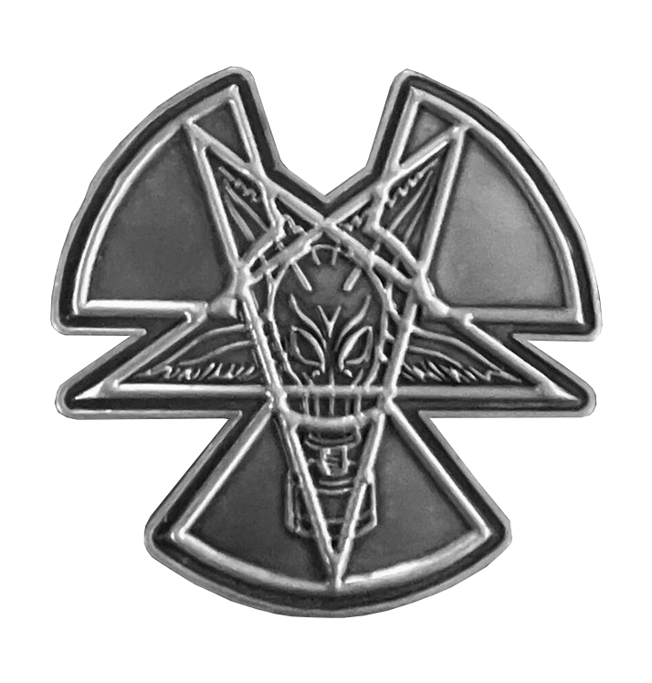 IMPALED NAZARENE - 'Nucleargram' Metal Pin