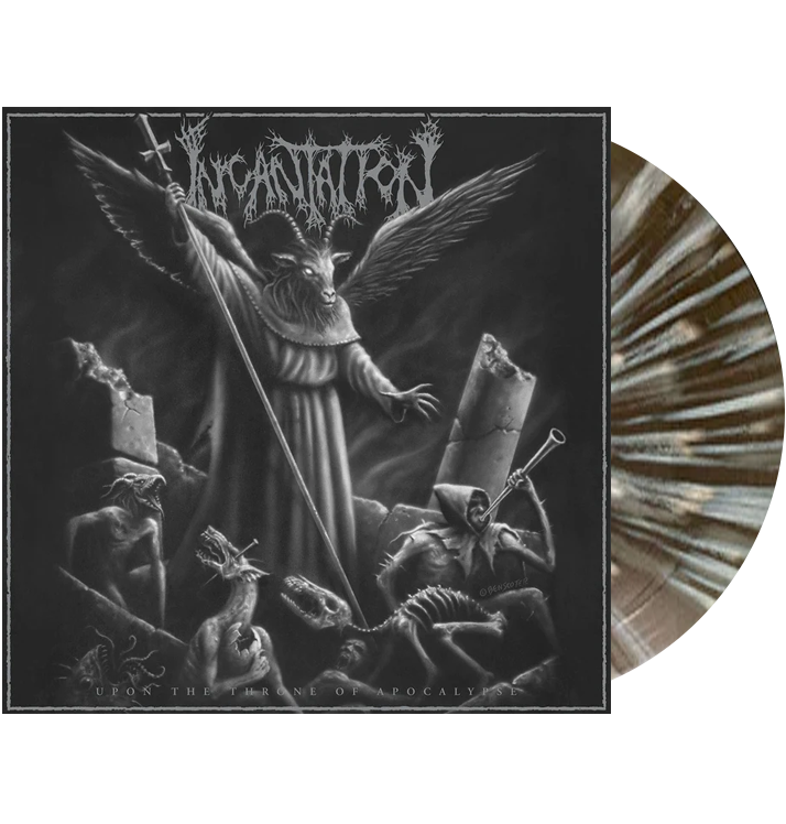 INCANTATION - 'Upon The Throne Of Apocalypse' LP (Black/Ice Splatter)