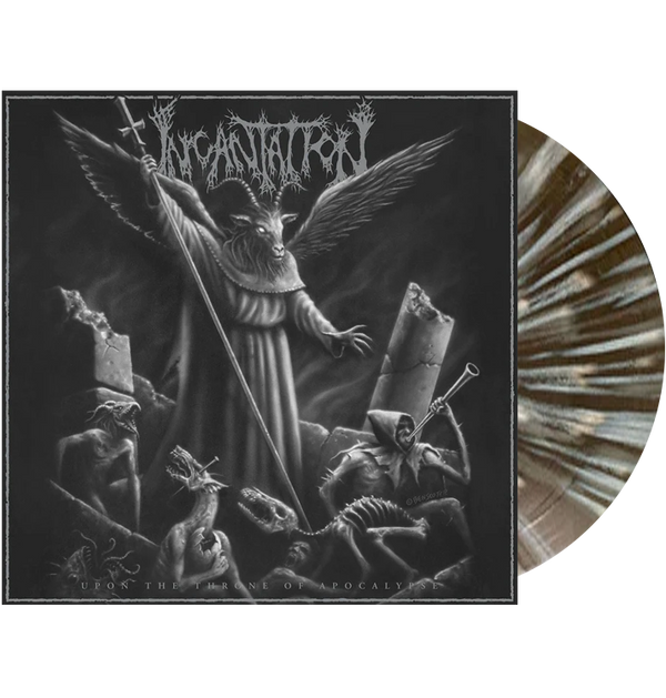 INCANTATION - 'Upon The Throne Of Apocalypse' LP (Black Ice Splatter)