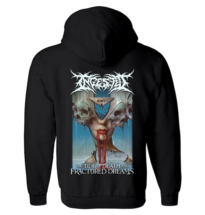INGESTED - 'The Tide Of Death And Fractured Dreams' Pullover Hoodie (PREORDER)
