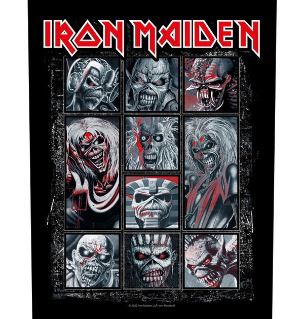 IRON MAIDEN - '10 Eddies' Back Patch