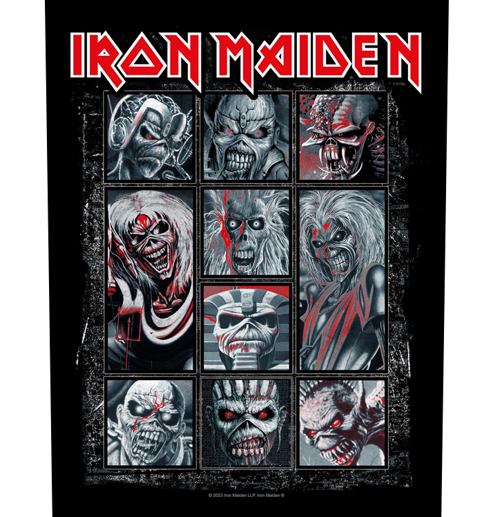 IRON MAIDEN - '10 Eddies' Back Patch