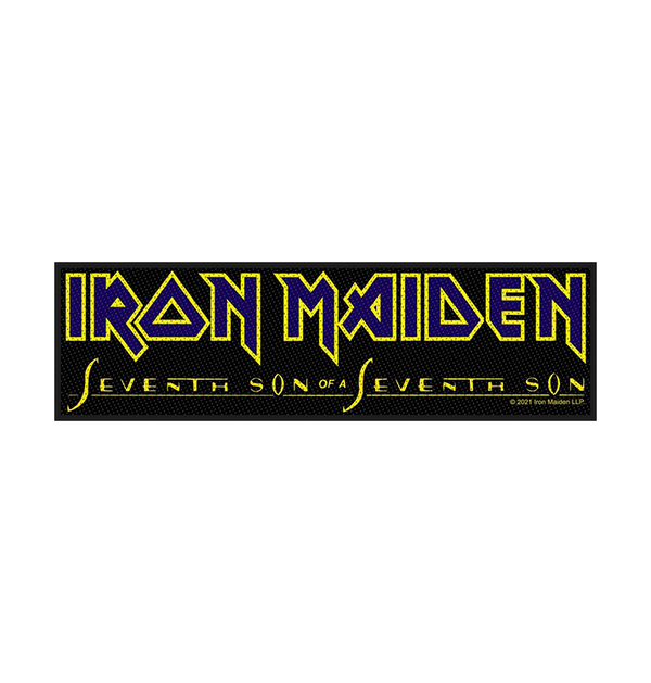 IRON MAIDEN - 'Seventh Son Logo' Strip Patch