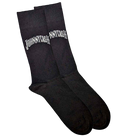 JOHNNY CASH - 'Man In Black Logo' Socks (Charcoal Grey)