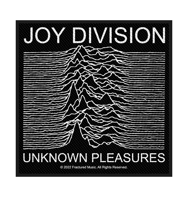 JOY DIVISION - 'Unknown Pleasures' Patch
