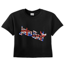 JUDAS PRIEST - 'Union Glitter' Ladies Crop Top
