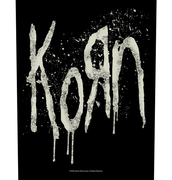 KORN - 'Splatter Logo' Back Patch