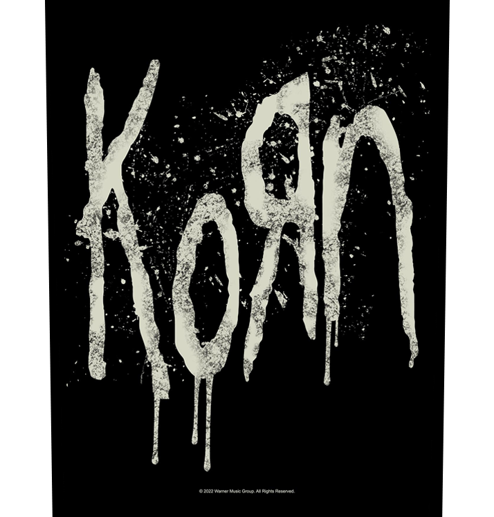 KORN - 'Splatter Logo' Back Patch