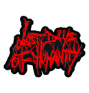 LAST DAYS OF HUMANITY - 'Logo' Patch (Red)