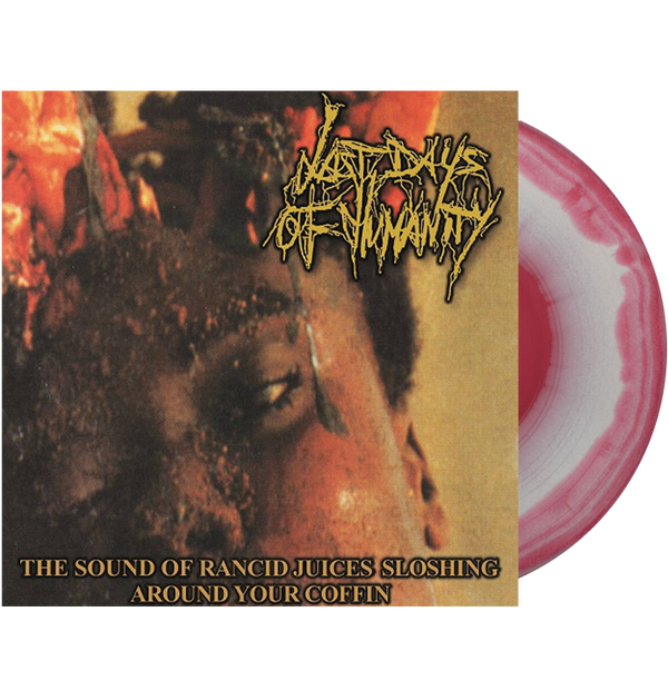 LAST DAYS OF HUMANITY - 'The Sound Of Rancid Juices Sloshing Around Your Coffin' LP (Oxblood/Swirl)