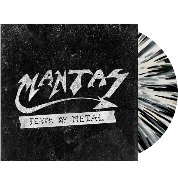 MANTAS - 'Death By Metal' LP (White/Black Splatter)