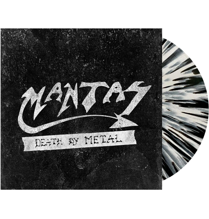 MANTAS - 'Death By Metal' LP (White/Black Splatter)