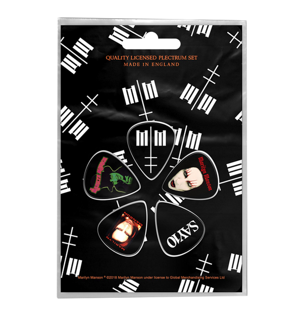 MARILYN MANSON - 'MM' Guitar Pick Set