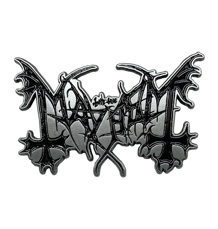 MAYHEM - 'Logo' Metal Pin (Black)