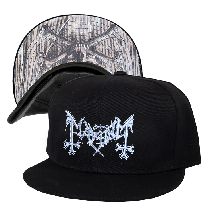 MAYHEM - 'White Logo' Snapback Hat