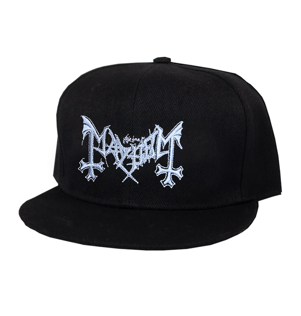 MAYHEM - 'White Logo' Snapback Hat