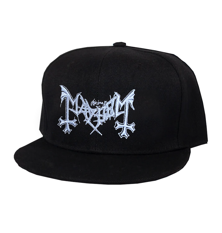 MAYHEM - 'White Logo' Snapback Hat