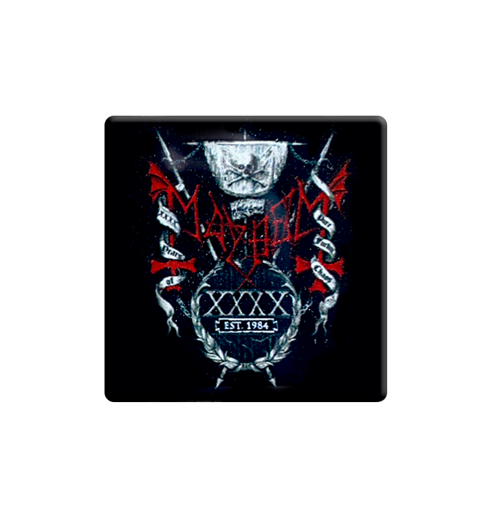 MAYHEM - 'XXXX Est. 1984' Metal Pin